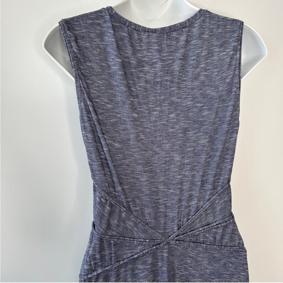 MAX STUDIO Striped Jersey Maxi Dress Size Medium - Picture 5 of 8